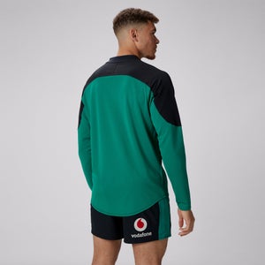 Mens Ireland Tech Drill Top Black/Green