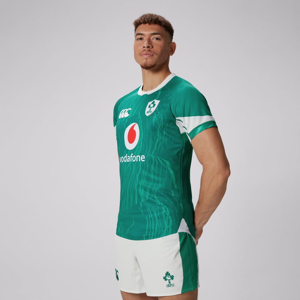 CANTERBURY IRE HOM TEST JERSEY AM GREEN/WHITE
