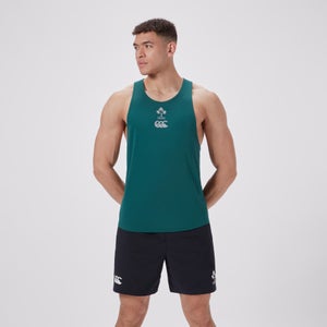MENS IRELAND POLY TRAINING SINGLET GREEN - M