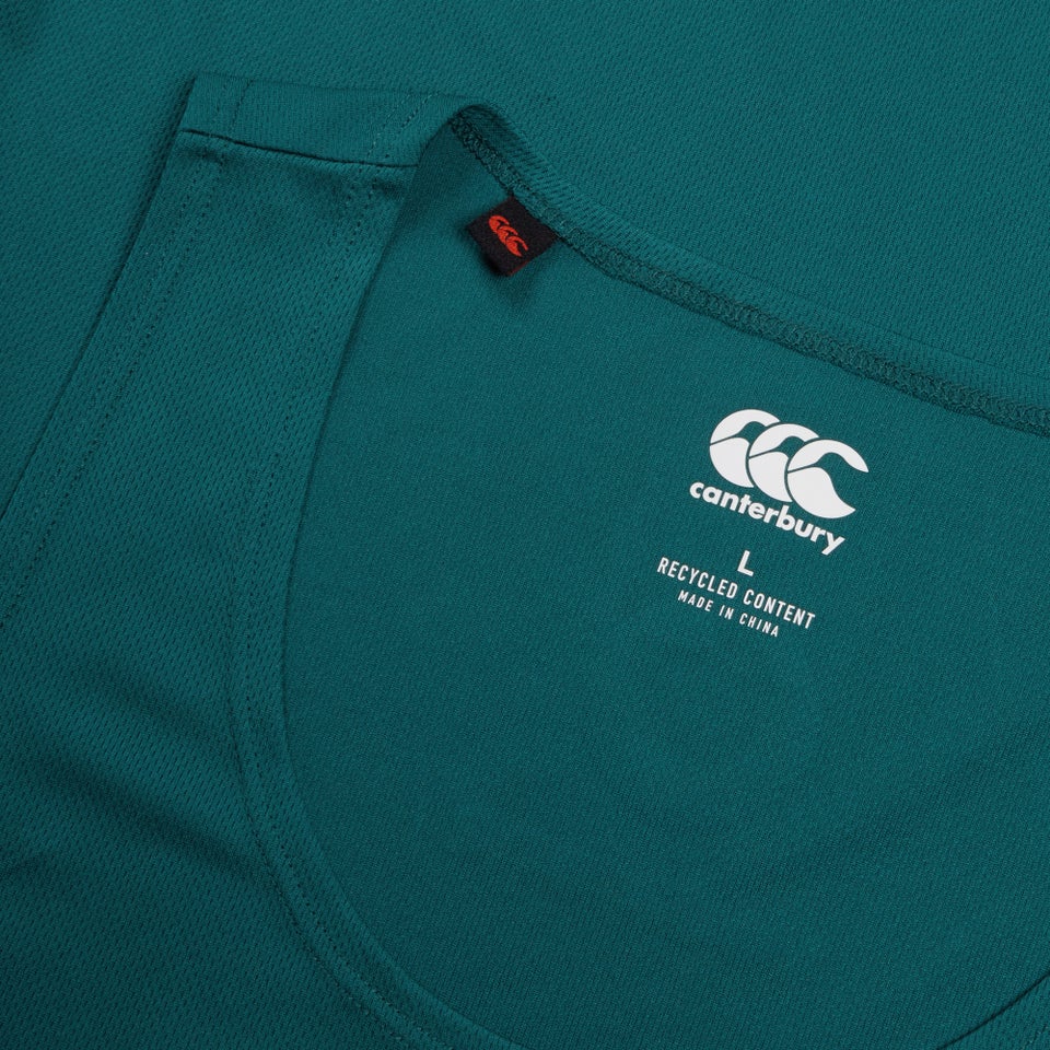 Mens Ireland Poly Training Singlet Green