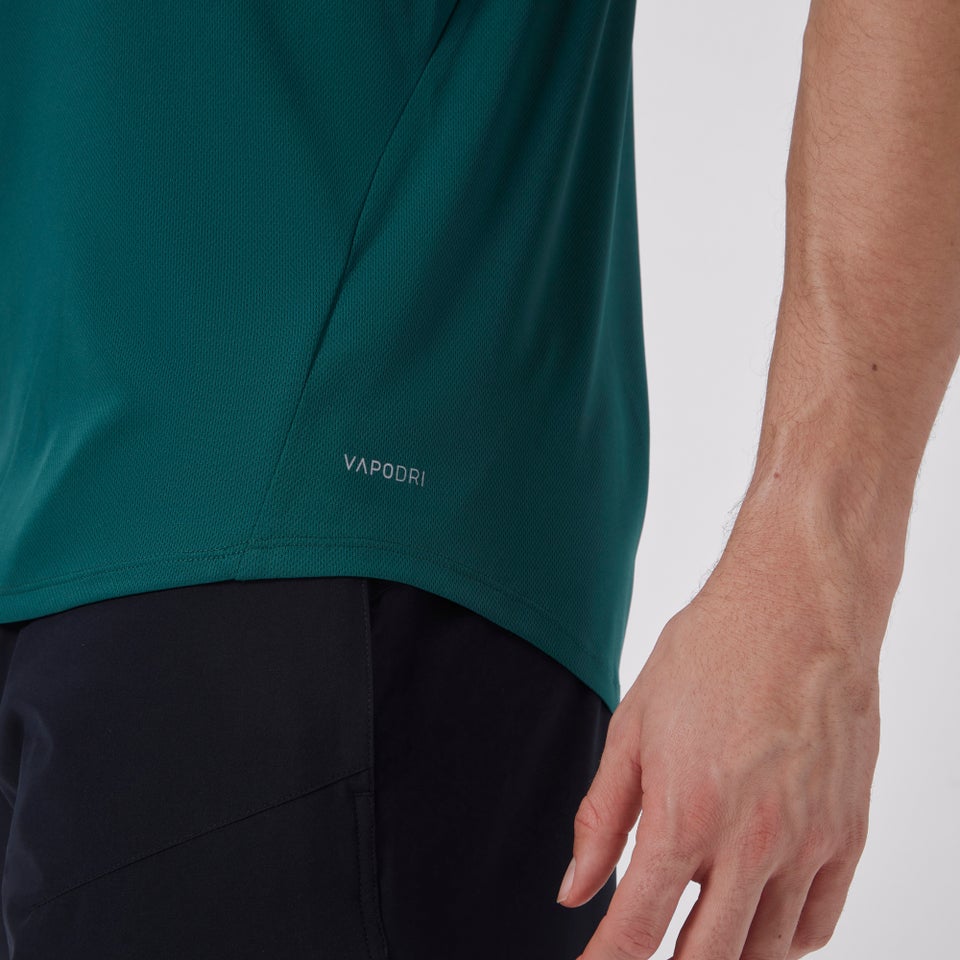 Mens Ireland Poly Training Singlet Green