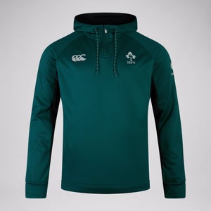 Mens Ireland Overhead Zip Training Hoody Green/Black