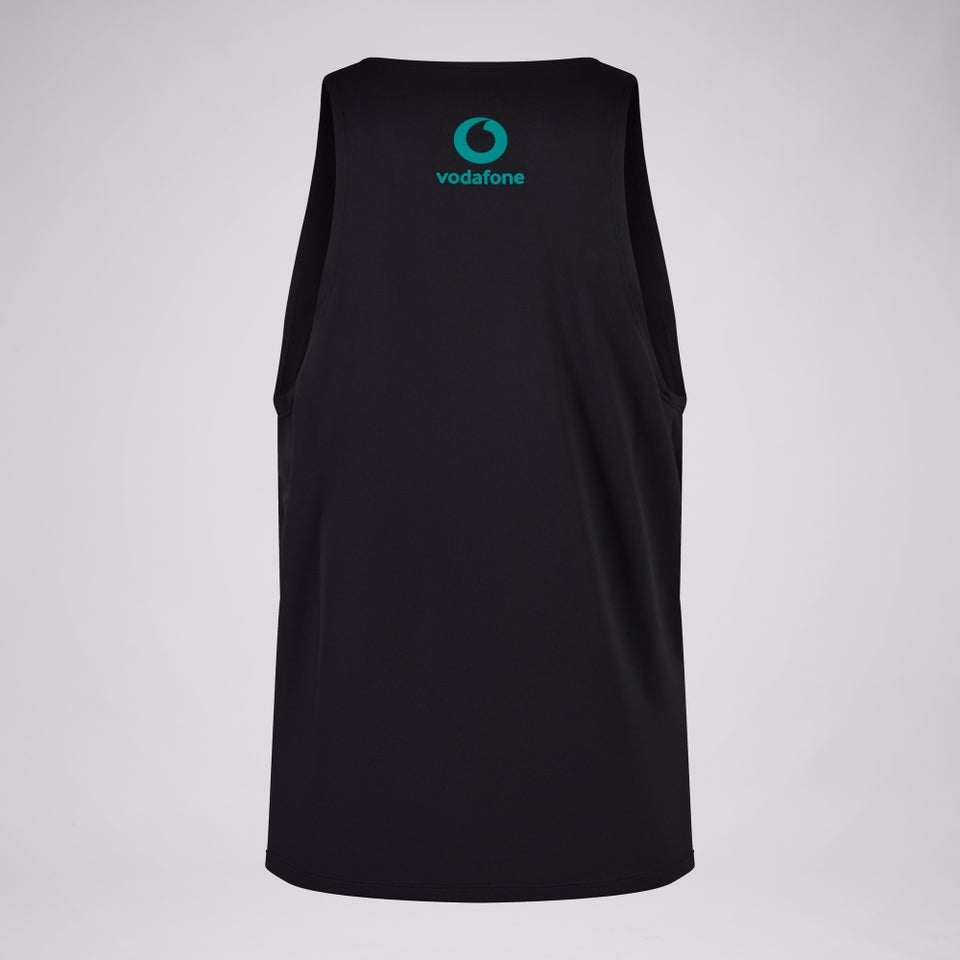 Mens Ireland Poly Training Singlet Black