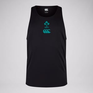 Mens Ireland Poly Training Singlet Black