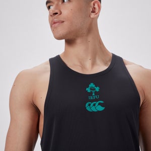 Mens Ireland Poly Training Singlet Black