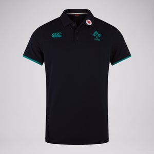 CANTERBURY IRELAND TEAM POLO SHIRT AM BLACK/GREEN