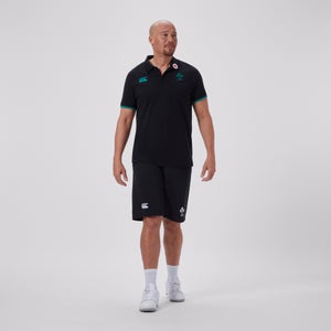 Mens Ireland Team Polo Shirt Black/Green