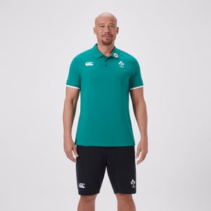MENS IRELAND TEAM POLO SHIRT GREEN/WHITE - 3XL