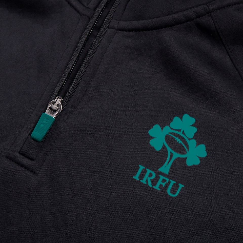 Womens Ireland 1/4 Zip Training Top Black