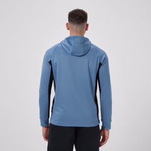 Mens Ireland Overhead Zip Training Hoody Blue