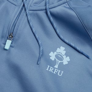Mens Ireland Overhead Zip Training Hoody Blue