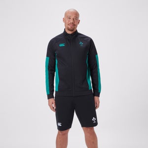 MENS IRELAND TRAVEL JACKET BLACK/GREEN - XS