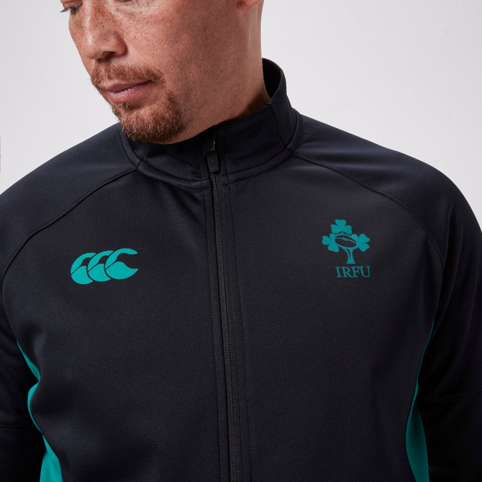 Mens Ireland Travel Jacket Black/Green