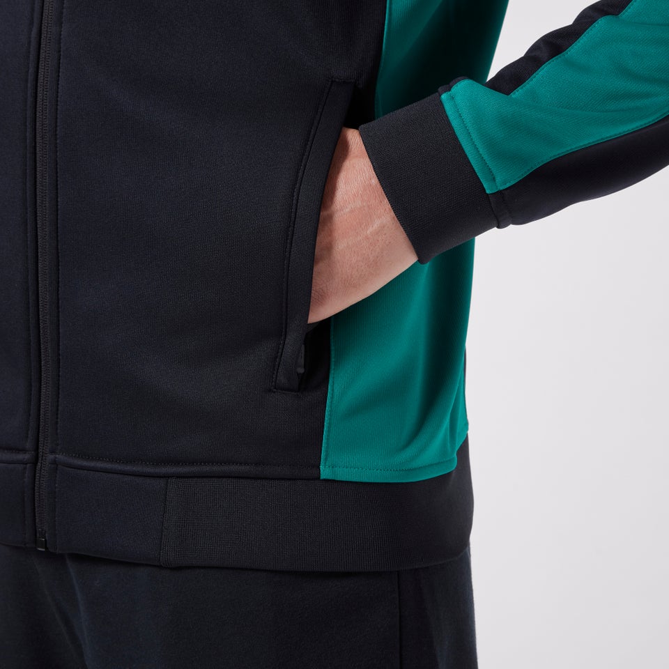 Mens Ireland Travel Jacket Black/Green