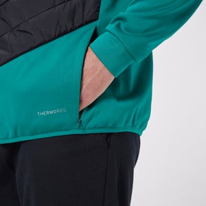 CANTERBURY IRELAND HYBRID PADDED JACKET AM BLK/GRN