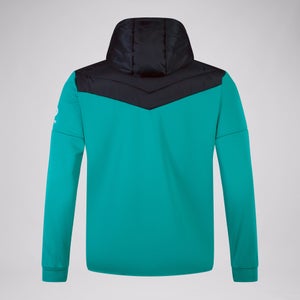 CANTERBURY IRELAND HYBRID PADDED JACKET AM BLK/GRN