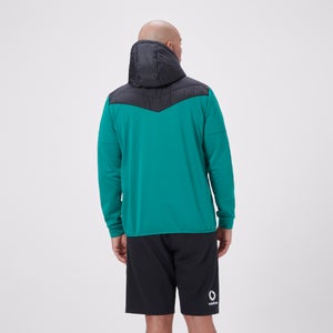 CANTERBURY IRELAND HYBRID PADDED JACKET AM BLK/GRN