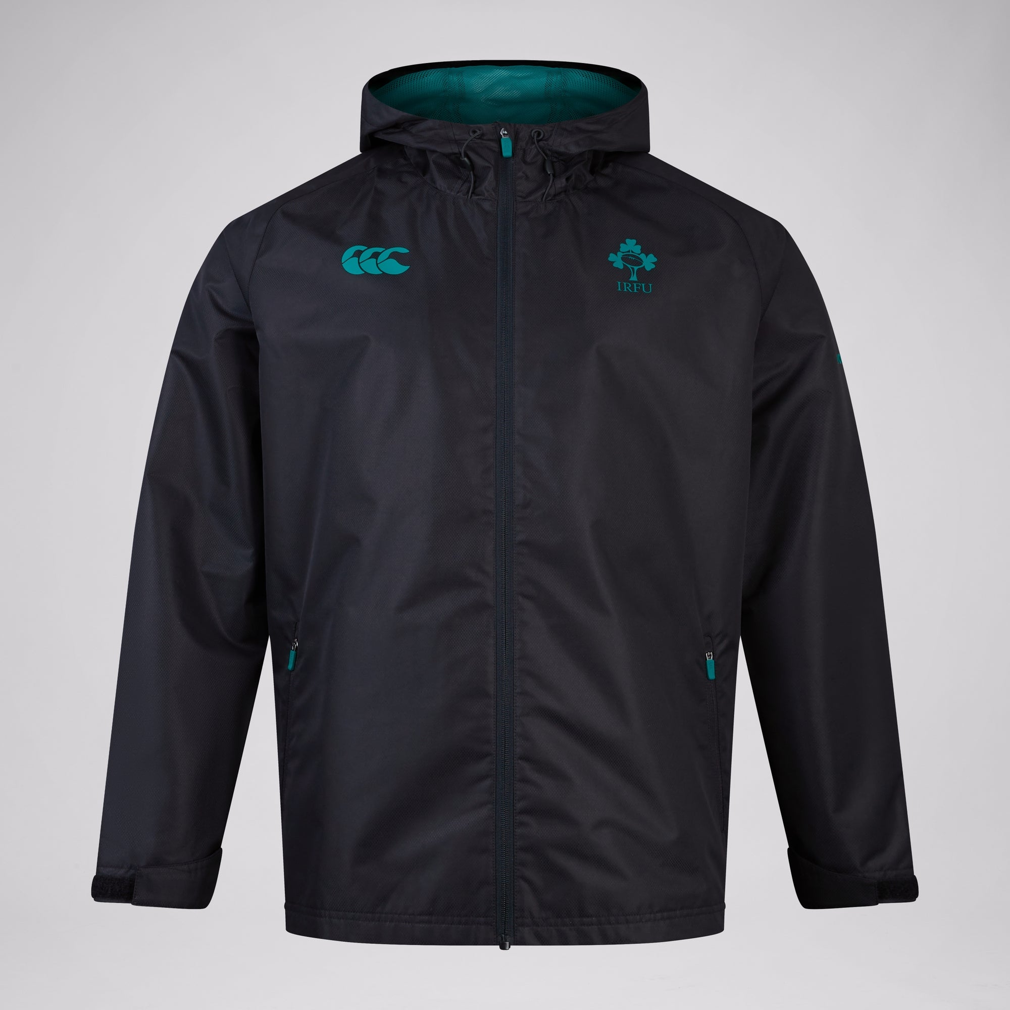 Mens Ireland Wr Jacket Black/Green | Canterbury