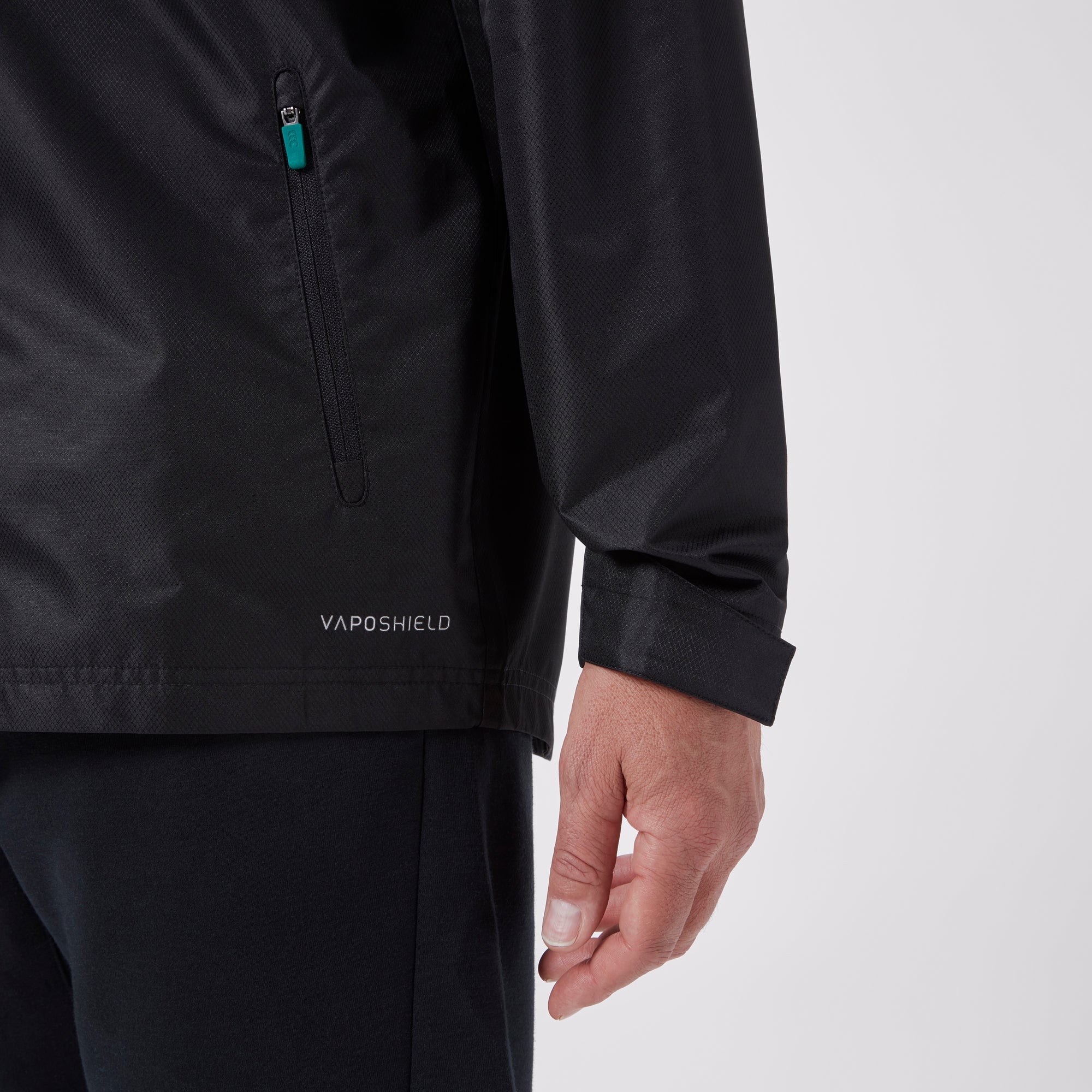 Mens Ireland Wr Jacket Black/Green | Canterbury