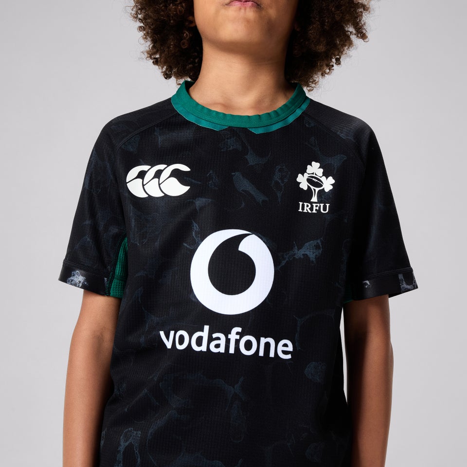 Junior Unisex Ireland Pre Game Pro Jersey Black/Green