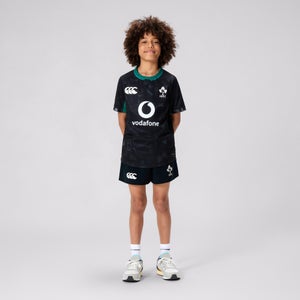 JUNIOR UNISEX IRELAND PRE GAME PRO JERSEY BLACK/GREEN - AGE 6