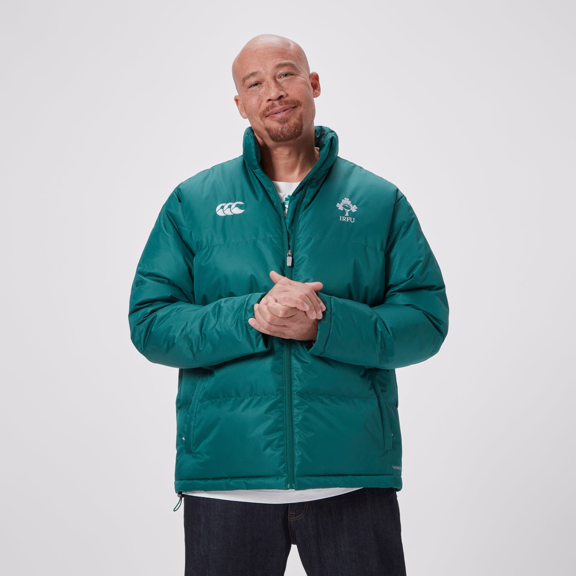 Mens Ireland Puffer Jacket Green | Canterbury