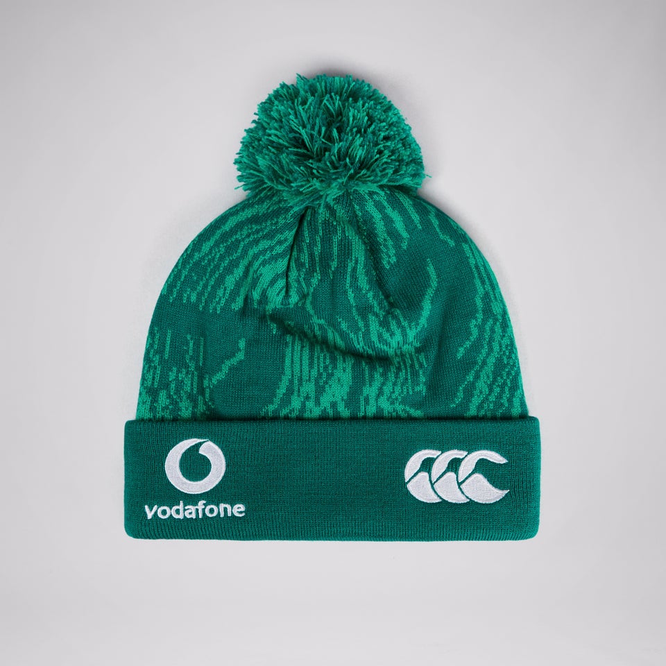Adult Unisex Ireland Bobble Hat Green