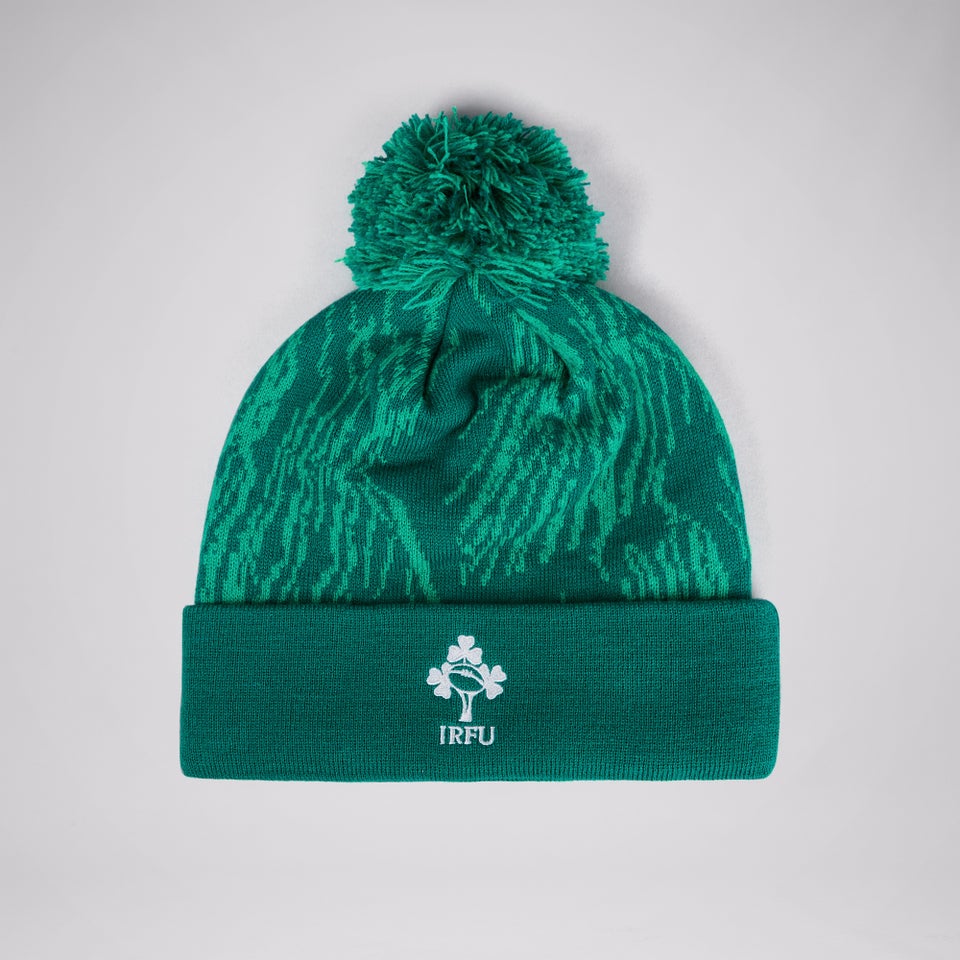 Adult Unisex Ireland Bobble Hat Green