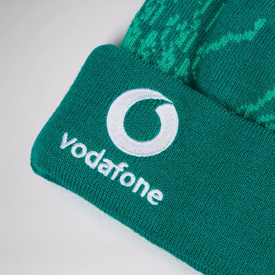 Adult Unisex Ireland Bobble Hat Green