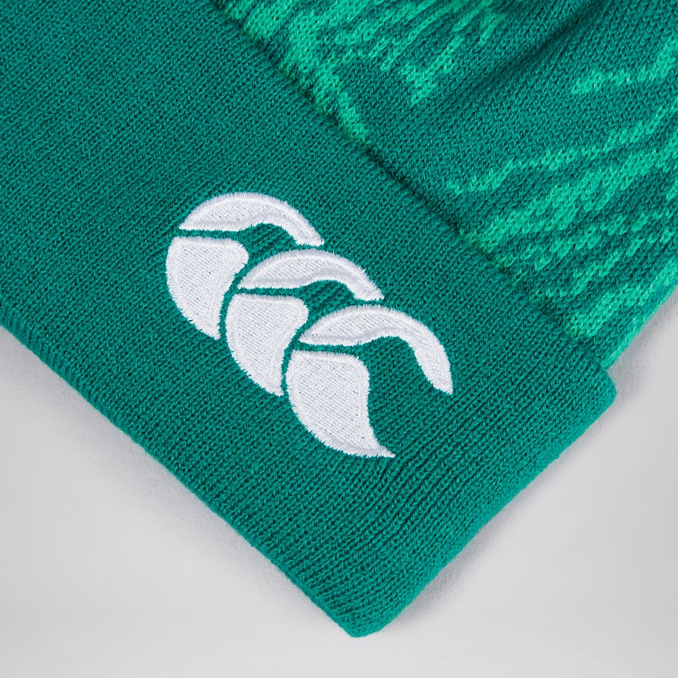 Adult Unisex Ireland Bobble Hat Green