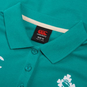 Womens Ireland Team Polo Shirt Green