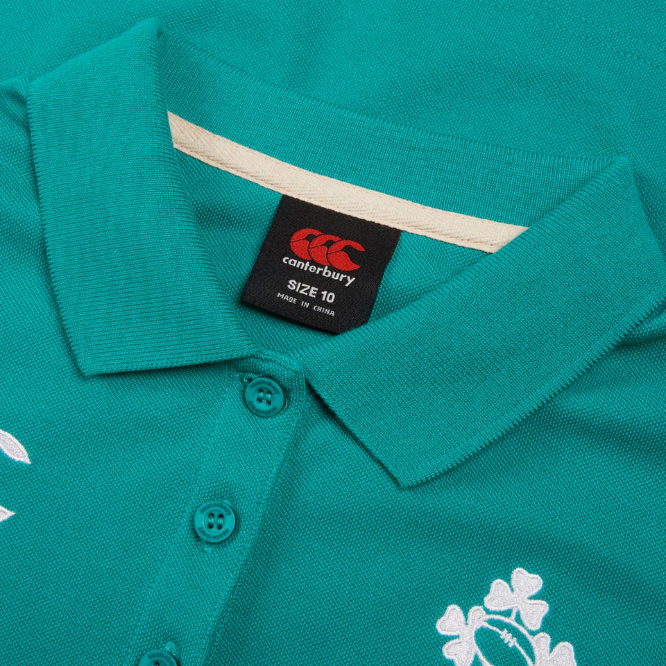 Womens Ireland Team Polo Shirt Green