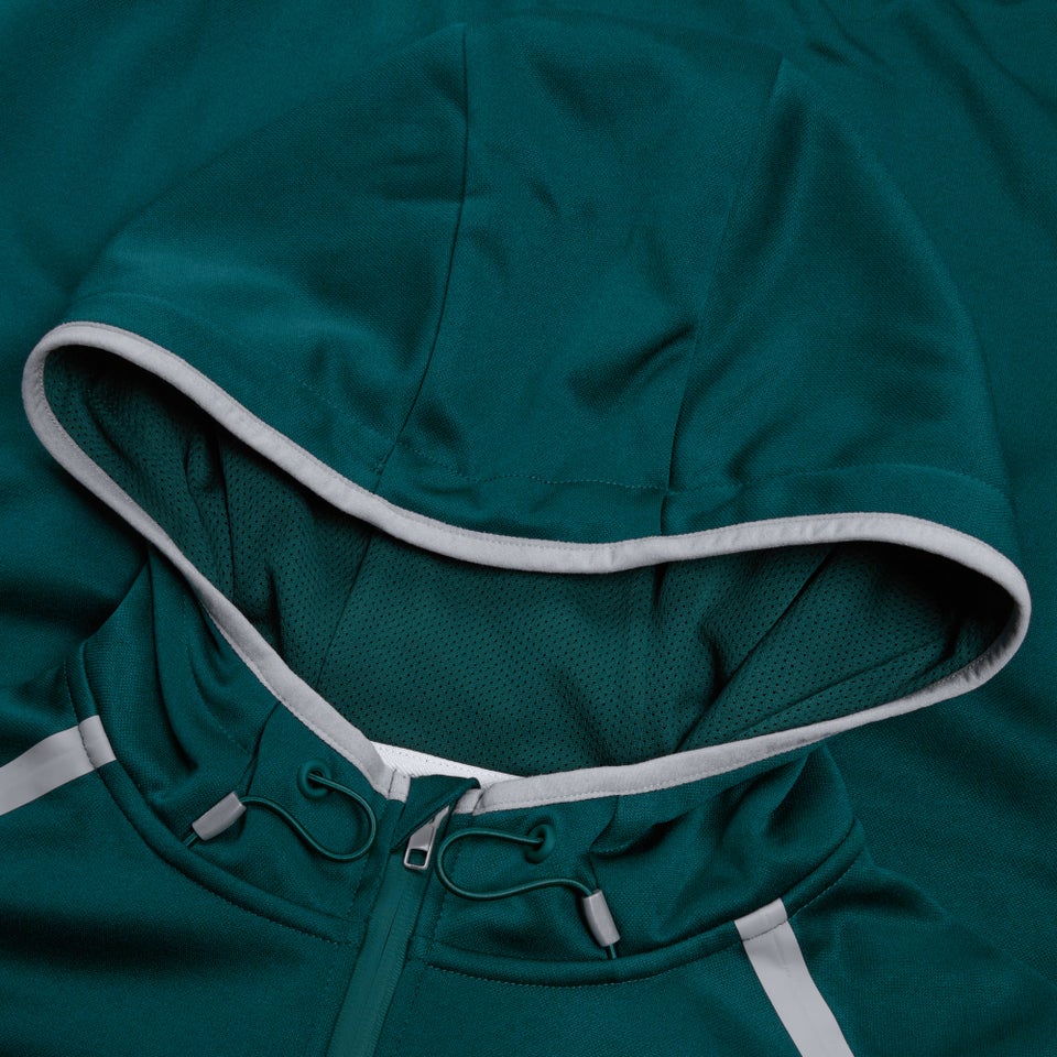 Mens Ireland Tech Full Zip Hoody Green/Grey
