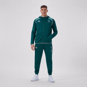 Mens Ireland Tech Full Zip Hoody Green/Grey