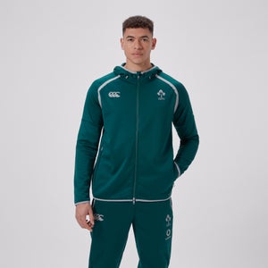 MENS IRELAND TECH FULL ZIP HOODY GREEN/GREY - S