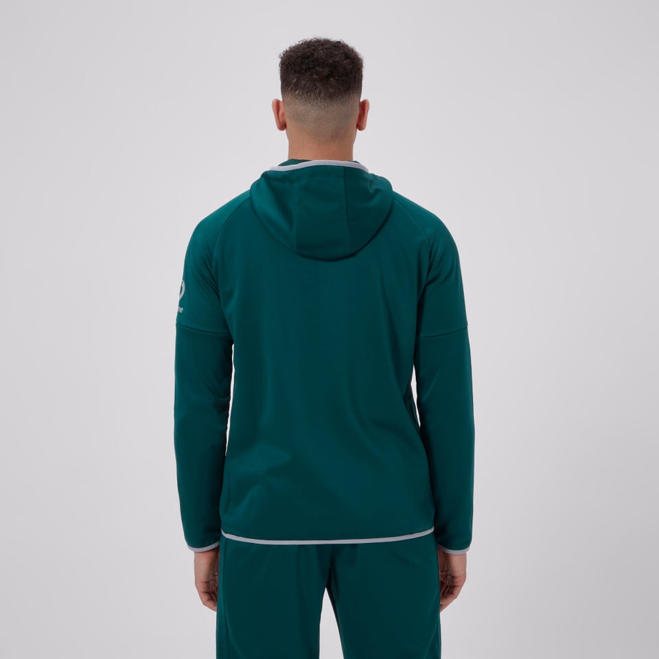 Mens Ireland Tech Full Zip Hoody Green/Grey