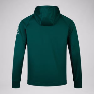 Womens Ireland Overhead Zip Training Hoody (Nb) Black/Green