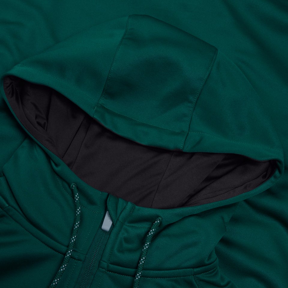 Womens Ireland Overhead Zip Training Hoody (Nb) Black/Green