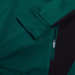 Womens Ireland Overhead Zip Training Hoody (Nb) Black/Green