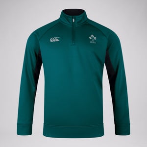 Mens Ireland 1/4 Zip Training Top Green/Black