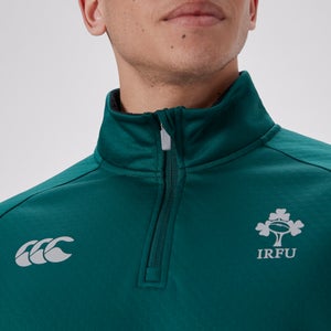 Mens Ireland 1/4 Zip Training Top Green/Black