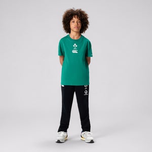 Junior Unisex Ireland Cotton T-Shirt Green/White