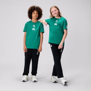 CANTERBURY IRFU COTTON T-SHIRT K JU GREEN/WHITE - 8