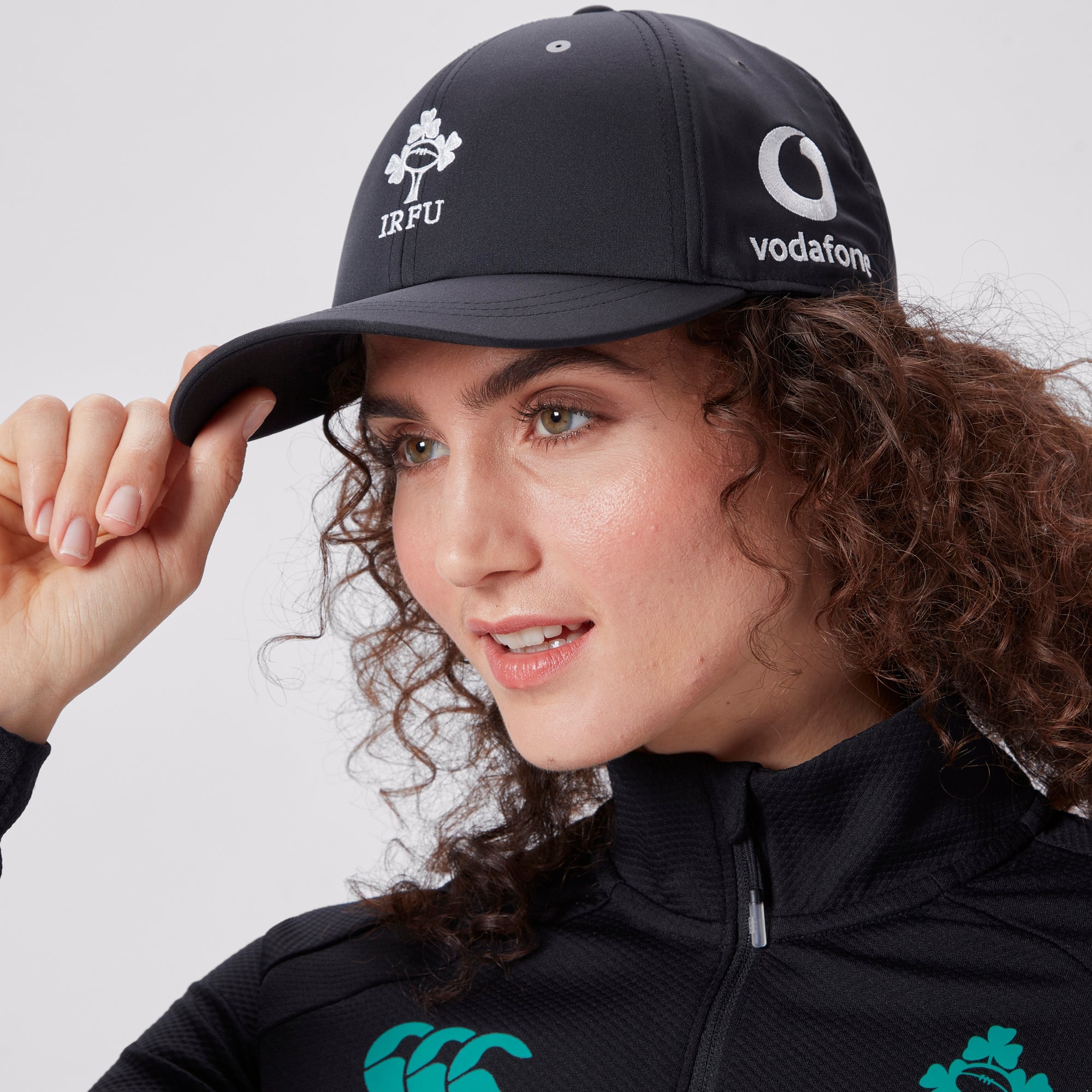Adult Unisex Ireland Tech Logo Cap Black | Canterbury