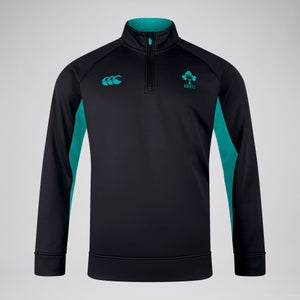 Mens Ireland 1/4 Zip Training Top Black/Green