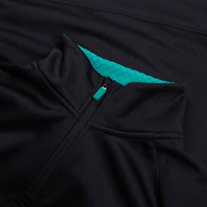 Mens Ireland 1/4 Zip Training Top Black/Green