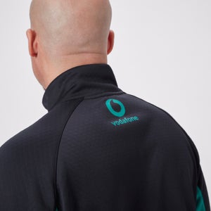 Mens Ireland 1/4 Zip Training Top Black/Green