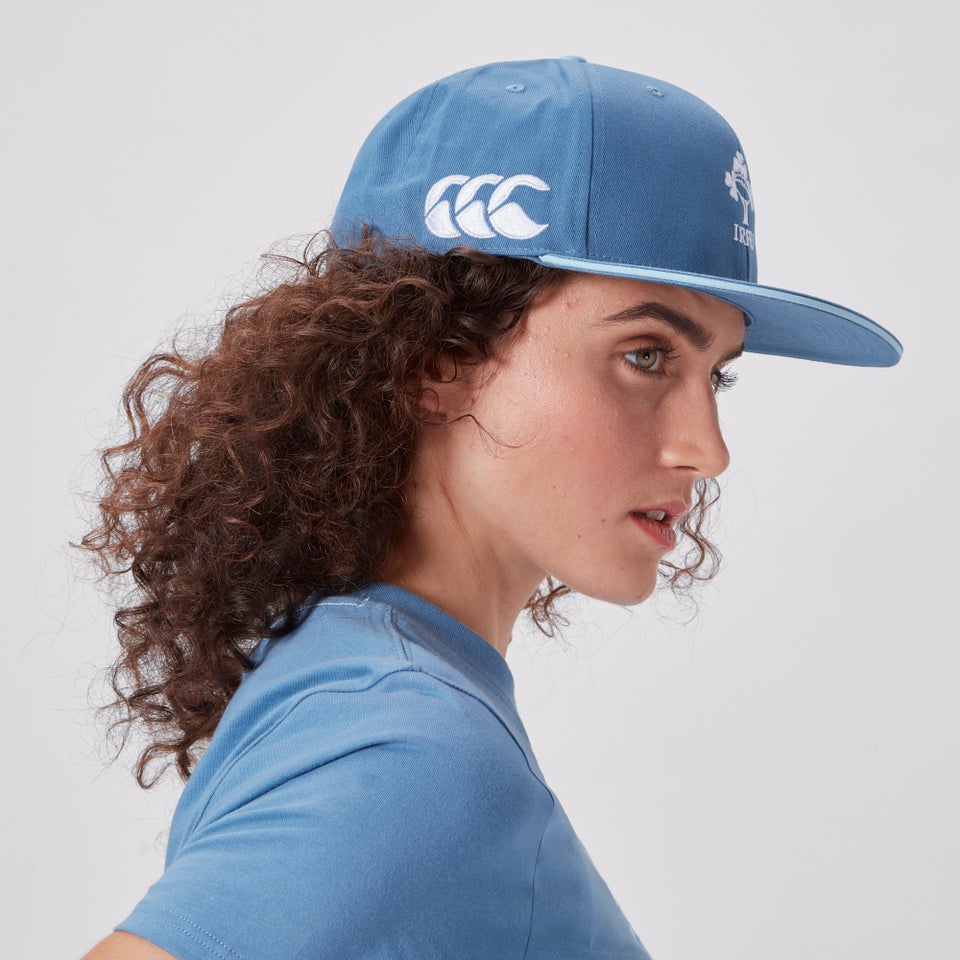 Adult Unisex Ireland Snapback Cap Blue