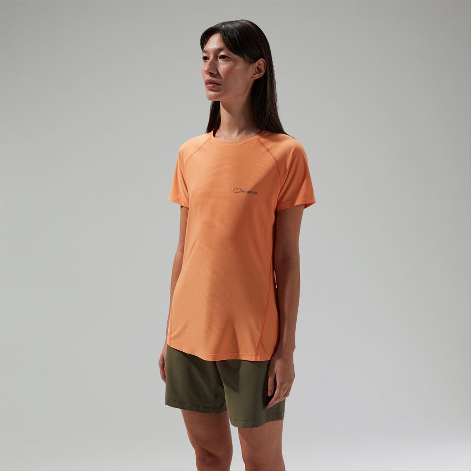 Women's 24/7 Crew Short Sleeve Tech Tee Orange