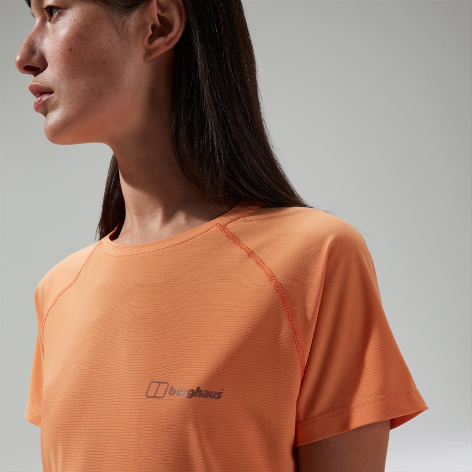 Women's 24/7 Crew Short Sleeve Tech Tee Orange